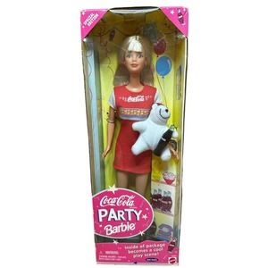 Mattel 1998 Coca-Cola Party Barbie Doll 22964 Vintage Collectable Toy BNIB